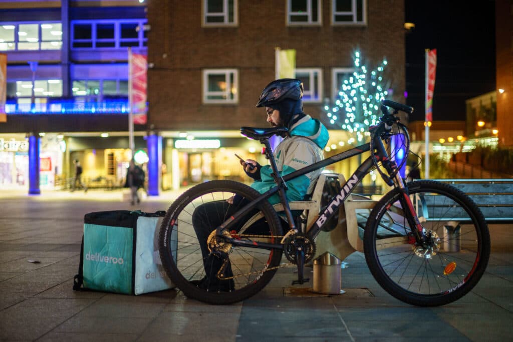 Deliveroo bezorger